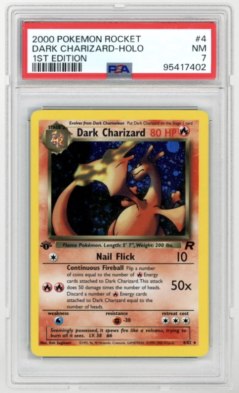2000 Pokémon Rocket #4 Dark Charizard